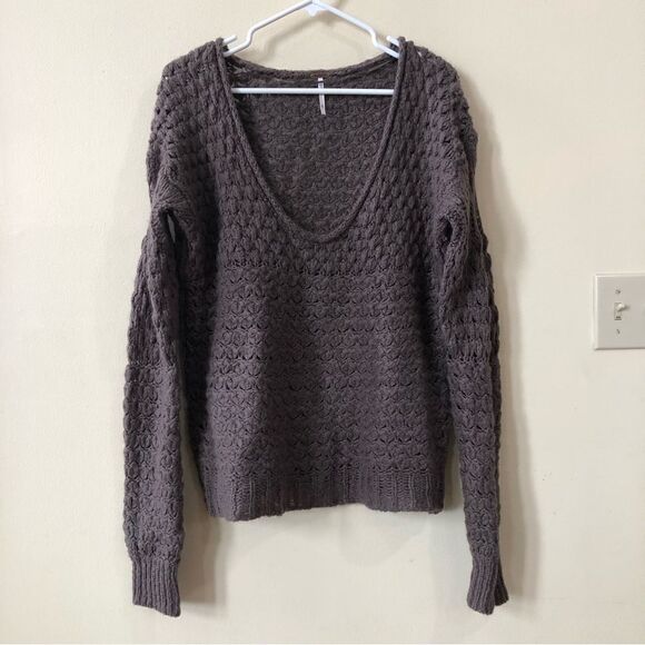 Free People Crashing Waves Pullover Sweater - Picture 2 of 5